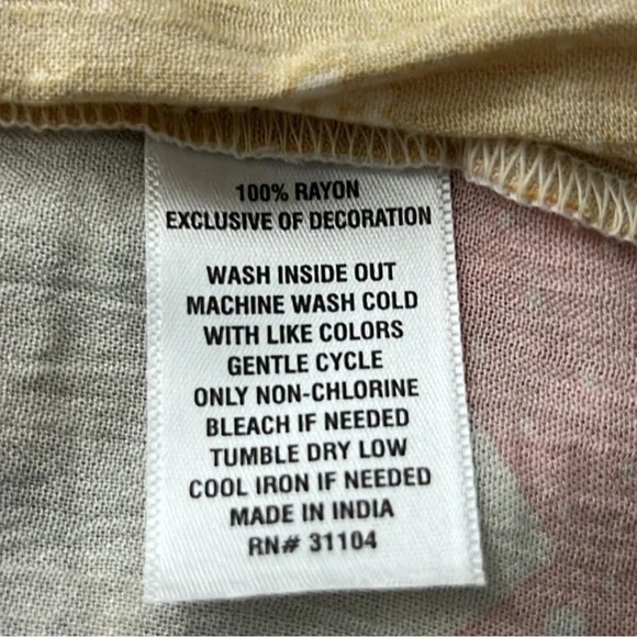 🌷Wonderly Patchwork Sleeve Dress sz PS - Picture 4 of 4